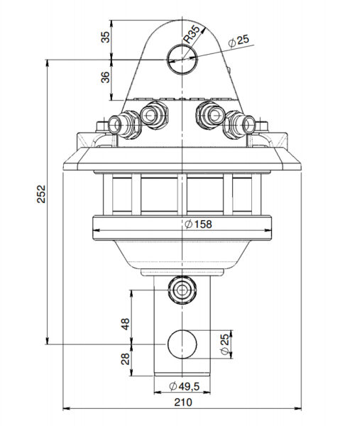 Pöördpea / rotaator IVR3 - Image 3