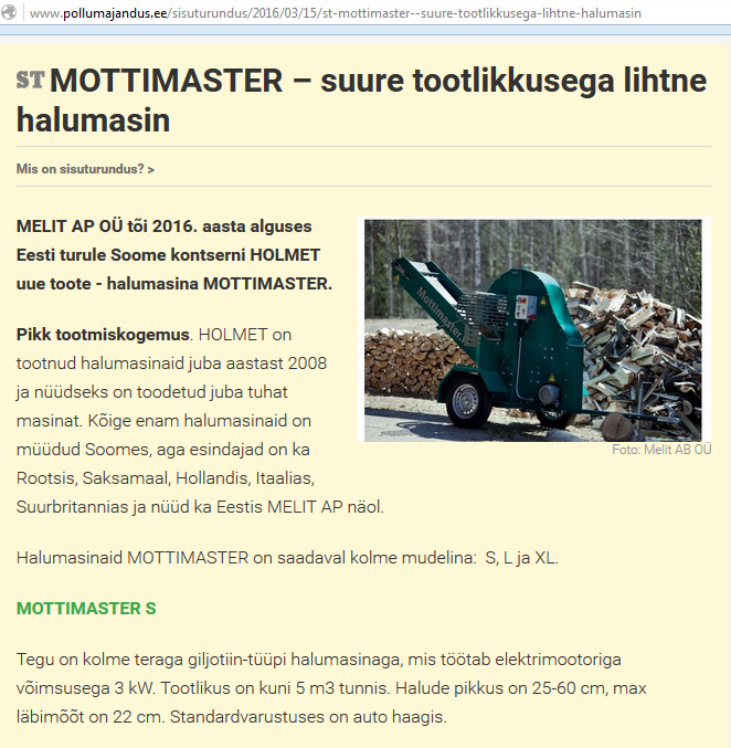 Halumasin MOTTIMASTER