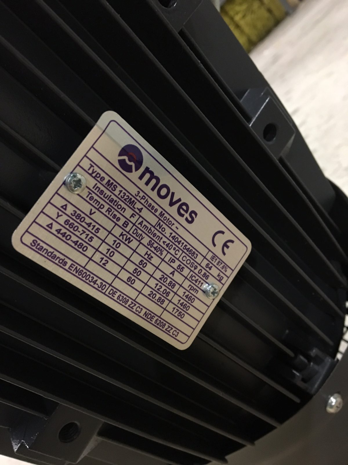 Elektrimootor MOTOVARIO / MOVES MS 132 ML-4 - Image 3