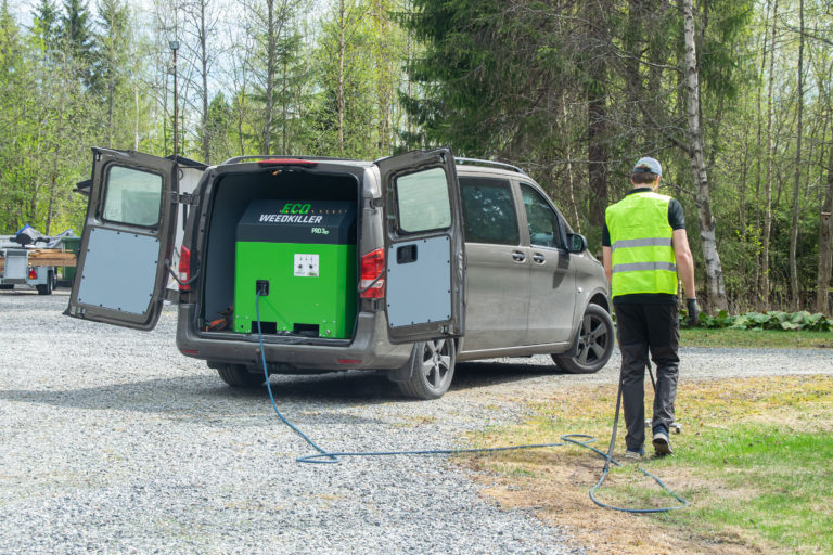 Ökoloogiline keemiavaba umbrohutõrje EWK PRO 3SP 300L lisakompressoriga - Image 5