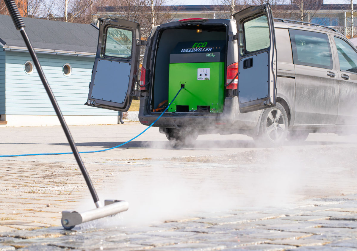 Ökoloogiline keemiavaba umbrohutõrje EWK PRO 3SP 300L lisakompressoriga - Image 3