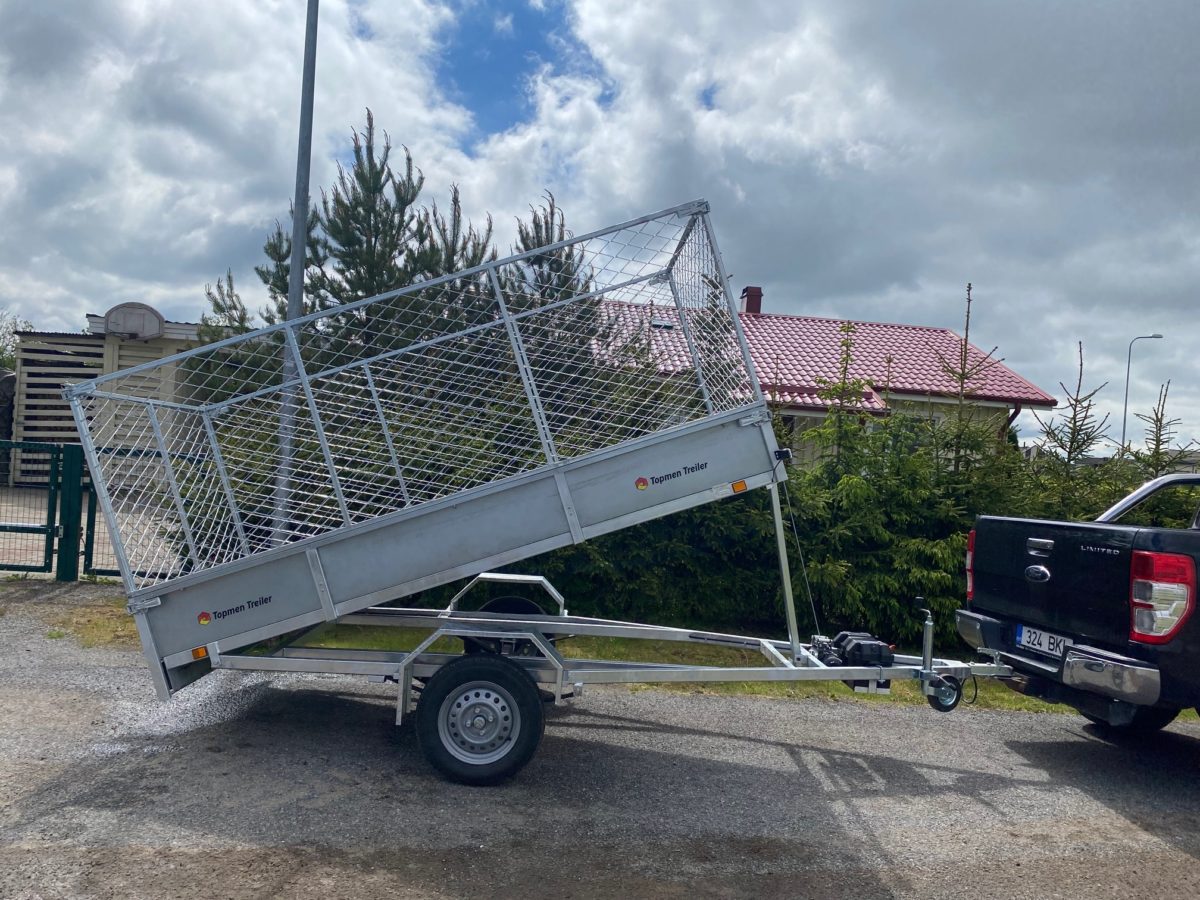 Kallutav haagis TOPMEN TREILER TT3060 K + vints + kõrgendus - Image 2